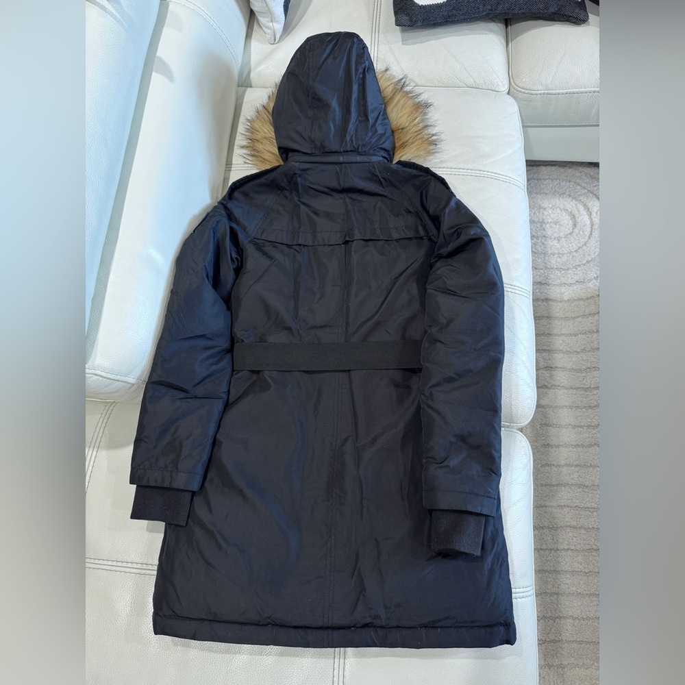 BROOKS BROTHERS Winter Black Coat In XS Petite - Picture 16 of 17